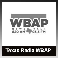 Texas Online Radio station WBAP 820 AM, Texas FM Radio